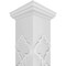Ekena Millwork Craftsman Classic Square Non-Tapered Large Marrakesh Fretwork Column w/ Tuscan Capital & Tuscan Base CC1209ENMKLTUTU - alternate 3